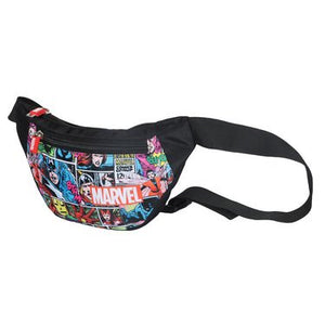 Novex Marvel Avengers printed Waist Bag for Cute Kids Ideal for Travel, Hiking and Outdoor Activities - 18 cm