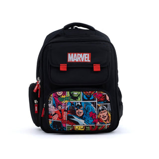 Novex Snug-On Avengers Printed Boy Kids School Bag for 1st Class to 4th Class - 16 Inch | Backpack for 7-10 Years Kids