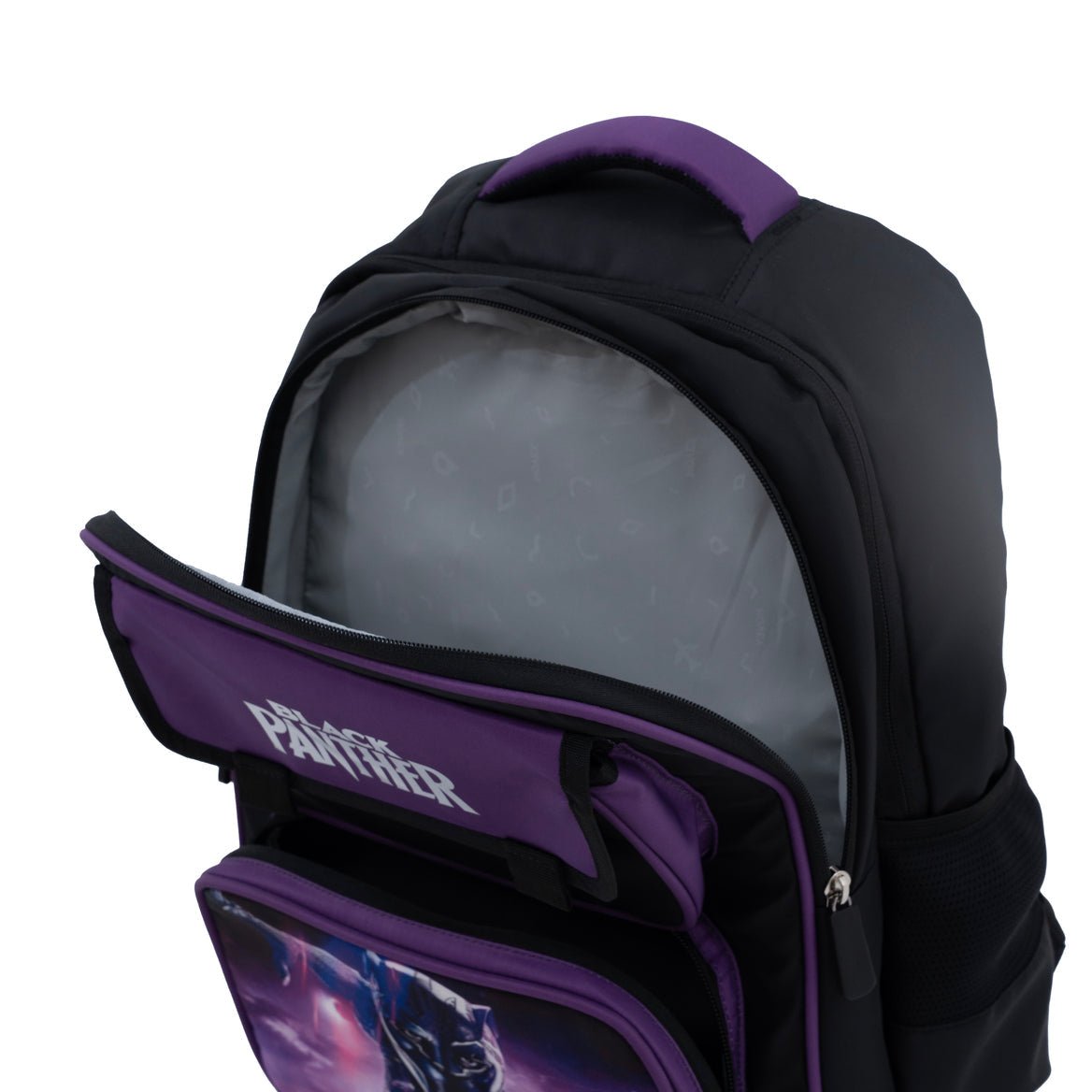 Novex Snug - On Black Panther Printed Boy Kids School Bag for 1st Class to 4th Class - 16 Inch | Backpack for 7 - 10 Years Kids - SNBPBP0726 - BLACK PANTHER