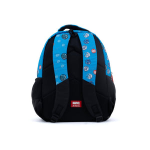Novex Snug-On Captain America Printed Boy Kids School Bag for 4th Class to 6th Class - 17 Inch