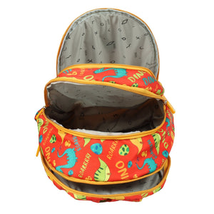 Novex Snug - On Dino Printed Boy Kids School Bag for Nursery to 2nd Class - 15 Inch - SNBP0418 - DINO