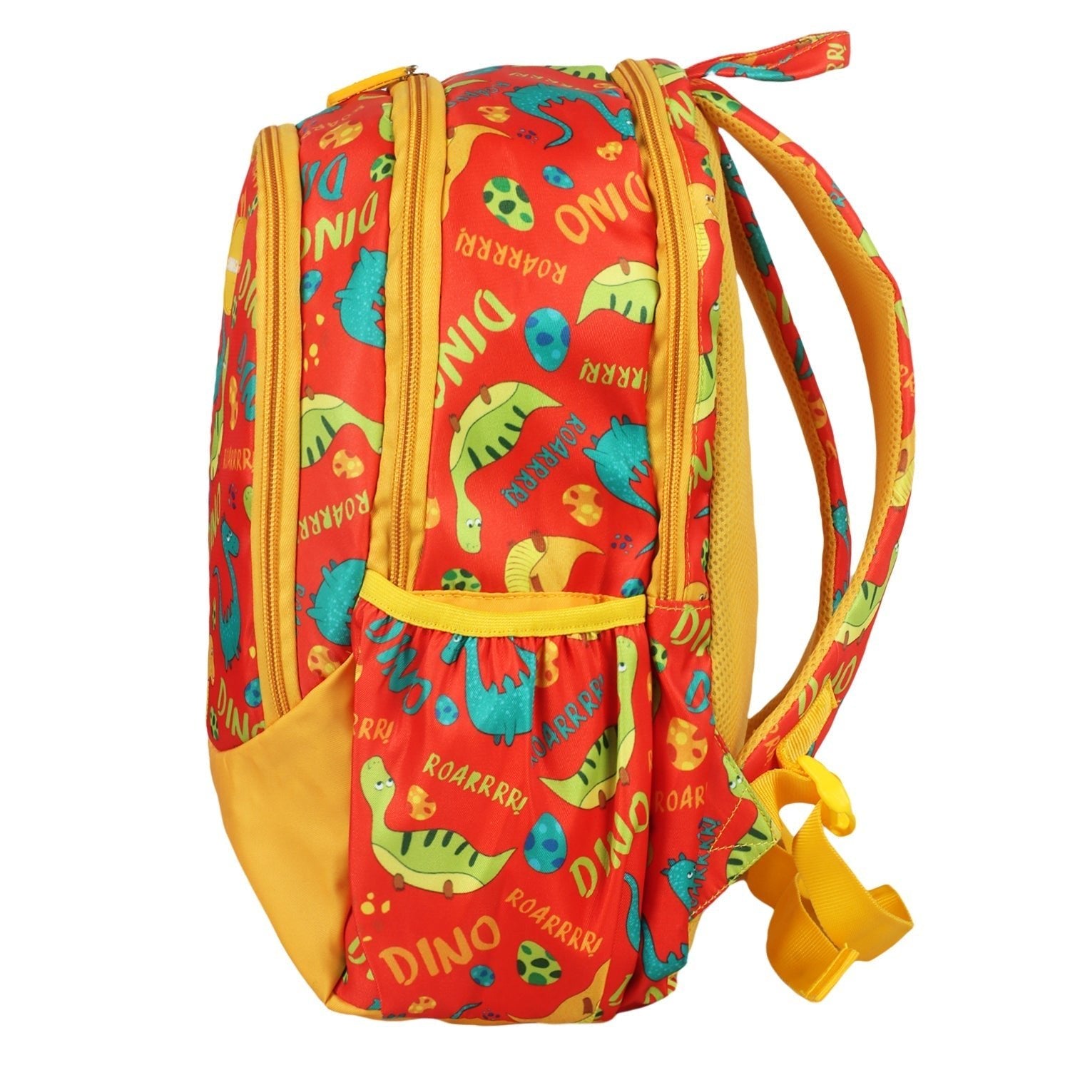 Novex Snug - On Dino Printed Boy Kids School Bag for Nursery to 2nd Class - 15 Inch - SNBP0418 - DINO