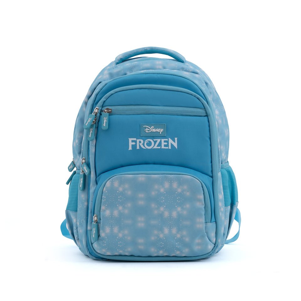 Novex Snug - On Frozen Printed Girl Kids School Bag for 4th Class to 6th Class - 17 Inch | Backpack for 10 - 12 Years Kids - SNBPFR0744 - FROZEN