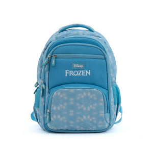 Novex Snug-On Frozen Printed Girl Kids School Bag for 4th Class to 6th Class - 17 Inch | Backpack for 10-12 Years Kids