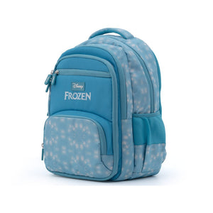 Novex Snug-On Frozen Printed Girl Kids School Bag for 4th Class to 6th Class - 17 Inch | Backpack for 10-12 Years Kids