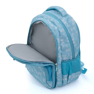 Novex Snug-On Frozen Printed Girl Kids School Bag for 4th Class to 6th Class - 17 Inch | Backpack for 10-12 Years Kids