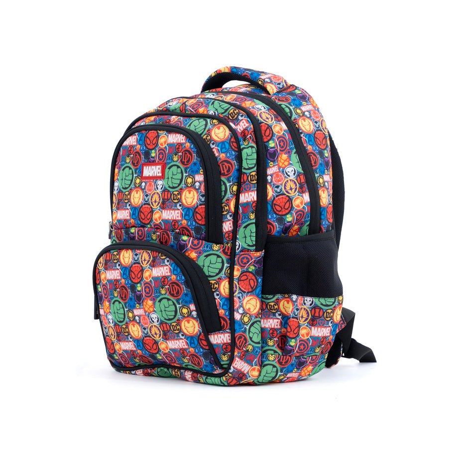 Novex Snug - On Marvel Printed Unisex Kids School Bag for 4th Class to 6th Class - 17 Inch | Backpack for 10 - 12 Years Kids - SNBP0753 - MARVEL