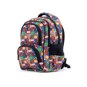 Novex Snug-On Marvel Printed Unisex Kids School Bag for 4th Class to 6th Class - 17 Inch | Backpack for 10-12 Years Kids