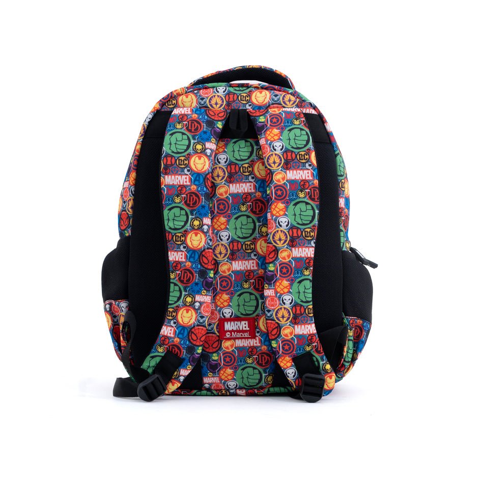 Novex Snug - On Marvel Printed Unisex Kids School Bag for 4th Class to 6th Class - 17 Inch | Backpack for 10 - 12 Years Kids - SNBP0753 - MARVEL