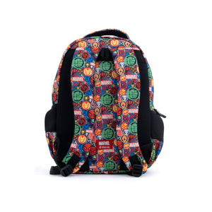 Novex Snug-On Marvel Printed Unisex Kids School Bag for 4th Class to 6th Class - 17 Inch | Backpack for 10-12 Years Kids