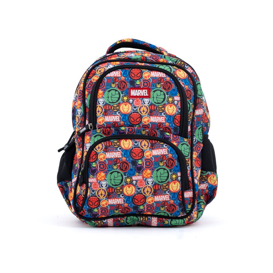 Novex Snug - On Marvel Printed Unisex Kids School Bag for 4th Class to 6th Class - 17 Inch | Backpack for 10 - 12 Years Kids - SNBP0753 - MARVEL