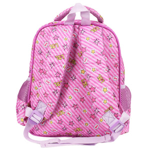 Novex Snug - On Meow Printed Girl Kids School Bag for Preschool, Kindergarten - 12 Inch | Backpack for 3 - 5 Years Kids - SNBP0424 - MEOW