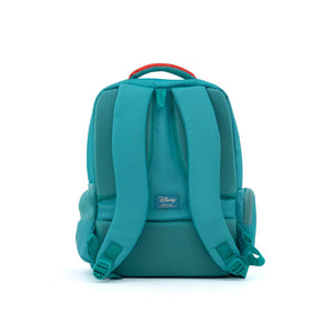 Novex Snug-On Mermaid Printed Girl Kids School Bag for 1st Class to 4th Class - 16 Inch | Backpack for 7-10 Years Kids