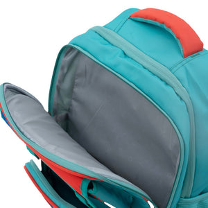 Novex Snug-On Mermaid Printed Girl Kids School Bag for 1st Class to 4th Class - 16 Inch | Backpack for 7-10 Years Kids