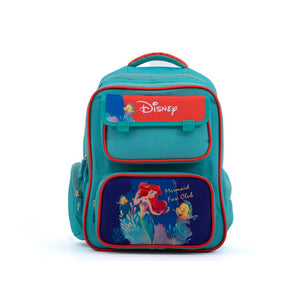 Novex Snug-On Mermaid Printed Girl Kids School Bag for 1st Class to 4th Class - 16 Inch | Backpack for 7-10 Years Kids