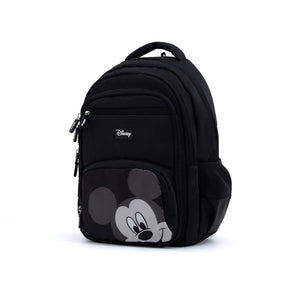 Novex Snug-On Mickey Mouse Printed Unisex Kids School Bag for 4th Class to 6th Class - 17 Inch | Backpack for 10-12 Year Kids