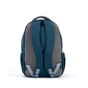 Novex Snug-On Plain Pattern Airport Blue Boy Kids School Bag for 6th-12th Class -19 Inch | Backpack for 13-18 Years Kids