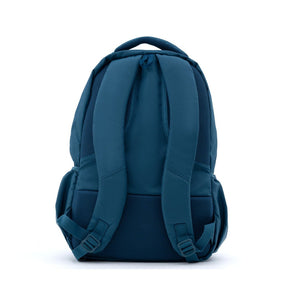 Novex Snug-On Plain Pattern Airport Blue Unisex Kids School Bag for 6th-12th Class -19 Inch | Backpack for 13-18 Years Kids