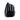 Novex Snug - On Plain Pattern Black Unisex Kids School Bag for 6th - 12th Class - 19 Inch | Backpack for 13 - 18 Years Kids - SNBP0761 - BLACK