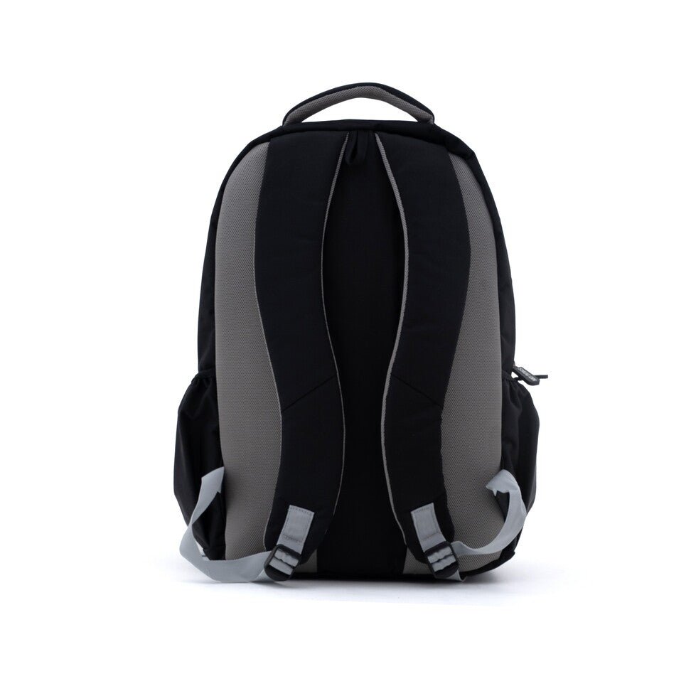 Novex Snug - On Plain Pattern Black Unisex Kids School Bag for 6th - 12th Class - 19 Inch | Backpack for 13 - 18 Years Kids - SNBP0761 - BLACK