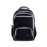 Novex Snug - On Plain Pattern Black Unisex Kids School Bag for 6th - 12th Class - 19 Inch | Backpack for 13 - 18 Years Kids - SNBP0761 - BLACK