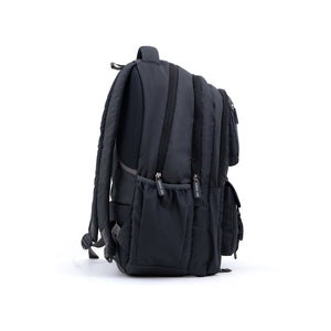 Novex Snug-On Plain Pattern Grey Unisex Kids School Bag for 6th-12th Class -19 Inch | Backpack for 13-18 Years Kids