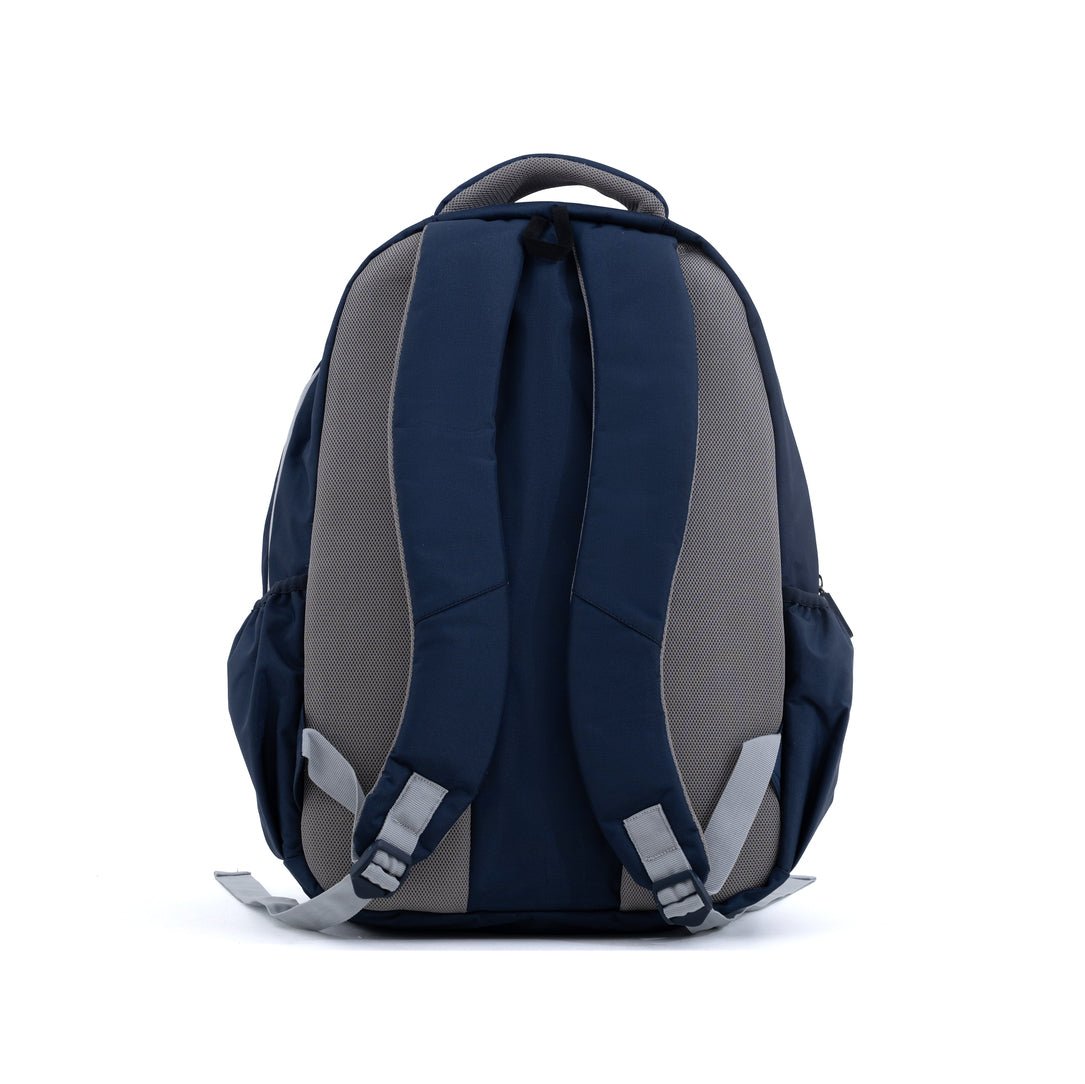 Novex Snug - On Plain Pattern Navy Blue Boy Kids School Bag for 6th - 12th Class - 19 Inch | Backpack for 13 - 18 Years Kids - SNBP0764 - NAVY BLUE