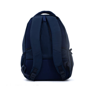 Novex Snug-On Plain Pattern Navy Blue Unisex Kids School Bag for 6th-12th Class -19 Inch | Backpack for 13-18 Years Kids