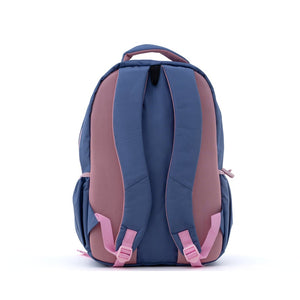 Novex Snug-On Plain Pattern Purple Girl Kids School Bag for 6th-12th Class -19 Inch | Backpack for 13-18 Years Kids