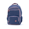 Novex Snug - On Plain Pattern Purple Girl Kids School Bag for 6th - 12th Class - 19 Inch | Backpack for 13 - 18 Years Kids - SNBP0765 - PURPLE