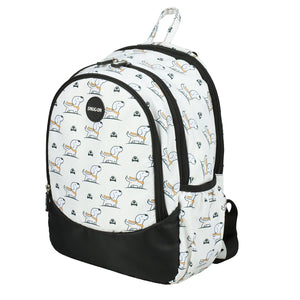 Novex Snug - On Puppy Printed Girl Kids School Bag for Nursery to 2nd Class - 15 Inch | Backpack for 5 - 8 Years Kids - SNBP0416 - PUPPY