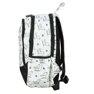 Novex Snug - On Puppy Printed Girl Kids School Bag for Nursery to 2nd Class - 15 Inch | Backpack for 5 - 8 Years Kids - SNBP0416 - PUPPY