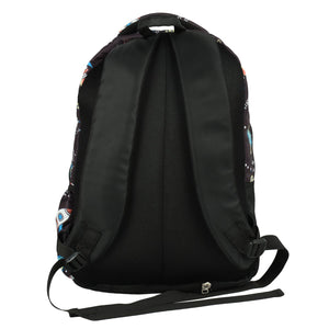 Novex Snug-On Rocket Printed Unisex Kids School Bag with Stationary Pouch - 19 Inch | Backpack for 12-16 Years Kids