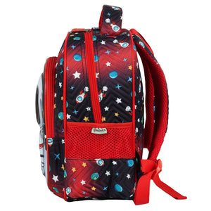 Novex Snug - On Space Printed Boy Kids School Bag for Preschool, Kindergarten - 12 Inch | Backpack for 3 - 5 Years Kids - SNBP0426 - SPACE