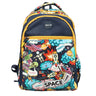 Novex Snug - On Space Printed Boy Kids School Bag with Stationary Pouch for 3rd to 5th Class - 17 Inch | Backpack for 9 - 11 Years Kids - SNBP0407 - SPACE