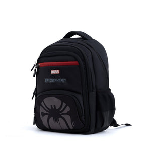 Novex Snug-On Spider Man Printed Boy Kids School Bag for 4th Class to 6th Class - 17 Inch | Backpack for 10-12 Years Kids