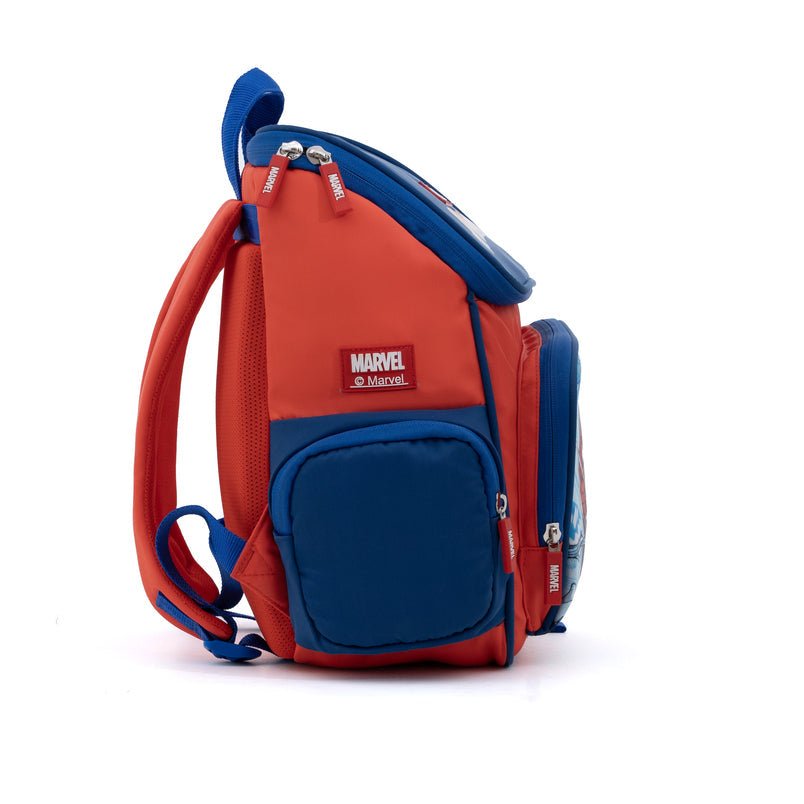 Novex Snug - On Spiderman Printed Boy Kids School Bag for Preschool, Kindergarten - 13 Inch - SNBPSM0707 - SPIDERMAN