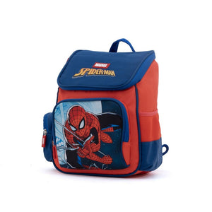 Novex Snug - On Spiderman Printed Boy Kids School Bag for Preschool, Kindergarten - 13 Inch - SNBPSM0707 - SPIDERMAN