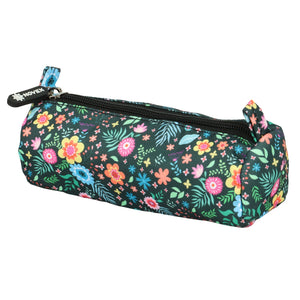 Novex Snug-On Sweet Pea Printed Girl Kids School Bag with Stationary Pouch - 17 Inch | Backpack for 9-11 Years Kids
