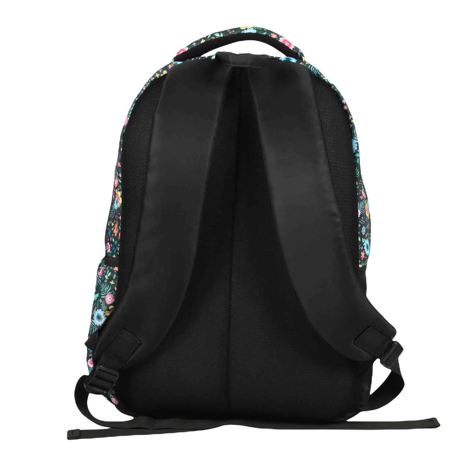 Novex Snug-On Sweet Pea Printed Girl Kids School Bag with Stationary Pouch for 3rd to 5th Class 17 Inch Backpack for 9-11 Years Kids