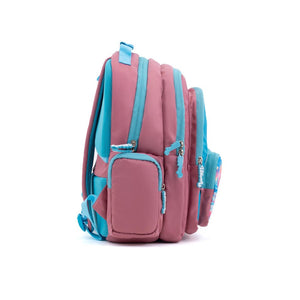 Novex Snug-On Unicorn Printed Girl Kids School Bag for Nursery to 3rd Class - 15 Inch | Backpack for 6-9 Years Kids