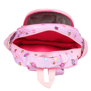 Novex Snug - On Unicorn Printed Girl Kids School Bag for Preschool, Kindergarten - 12 Inch | Backpack for 3 - 5 Years Kids - SNBP0423 - UNICORN