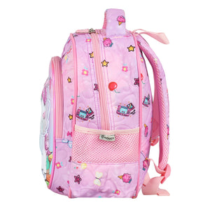 Novex Snug - On Unicorn Printed Girl Kids School Bag for Preschool, Kindergarten - 12 Inch | Backpack for 3 - 5 Years Kids - SNBP0423 - UNICORN