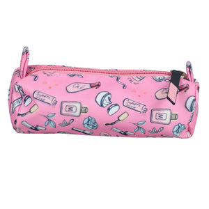 Novex Snug-On Vibes Printed Girl Kids School Bag with Stationary Pouch - 17 Inch | Backpack for 9-11 Years Kids