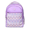Novex Snug - On Zig - Zagar Printed Unisex Kids School Bag with Stationary Pouch - SNBP0402 - ZIG - ZAGAR