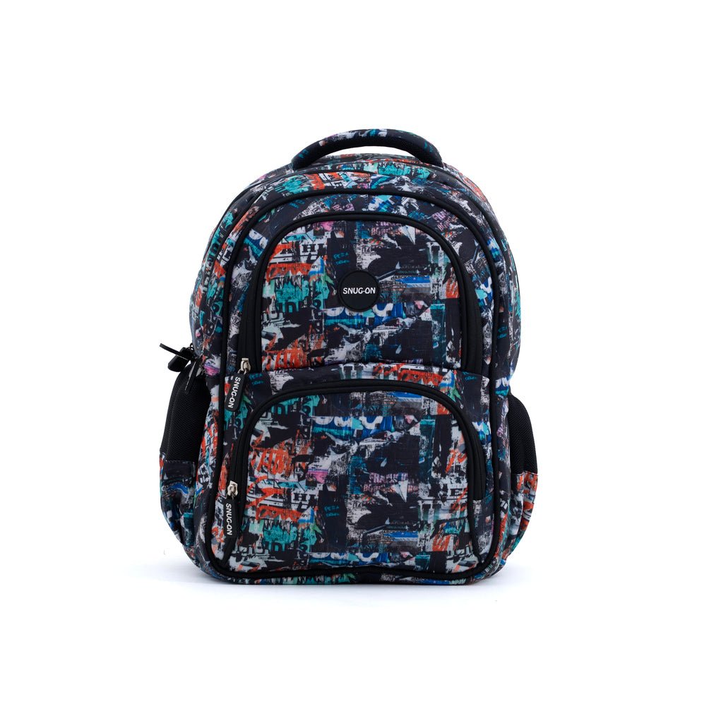 Novex Snug - On Zippy Printed Unisex Kids School Bag for 4th Class to 6th Class - 17 Inch | Backpack for 10 - 12 Years Kids - SNBP0751 - ZIPPY