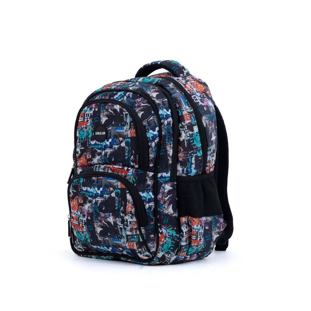 Novex Snug - On Zippy Printed Unisex Kids School Bag for 4th Class to 6th Class - 17 Inch | Backpack for 10 - 12 Years Kids - SNBP0751 - ZIPPY