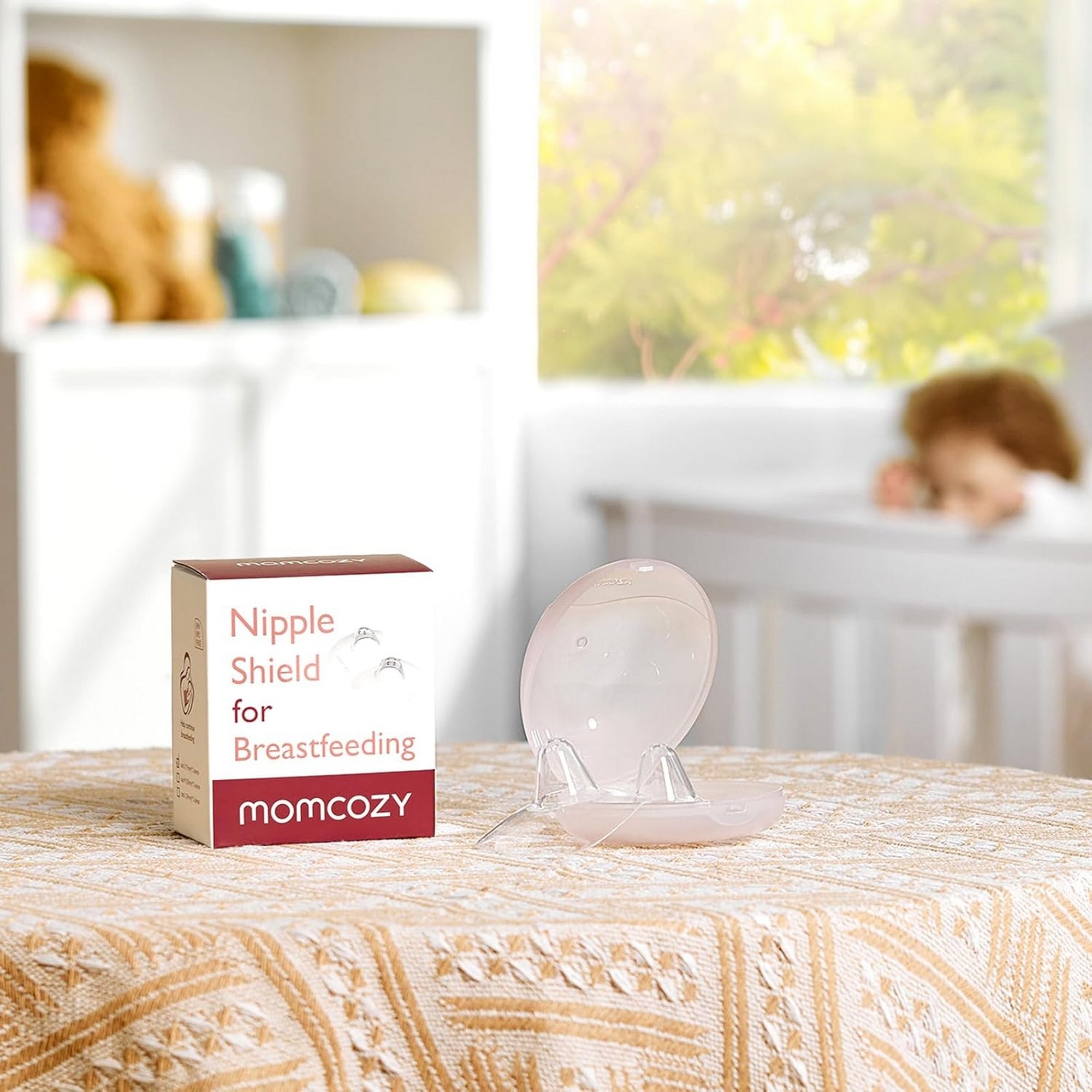 Momcozy Nipple Shields-20mm Breast feeding Access Transparent