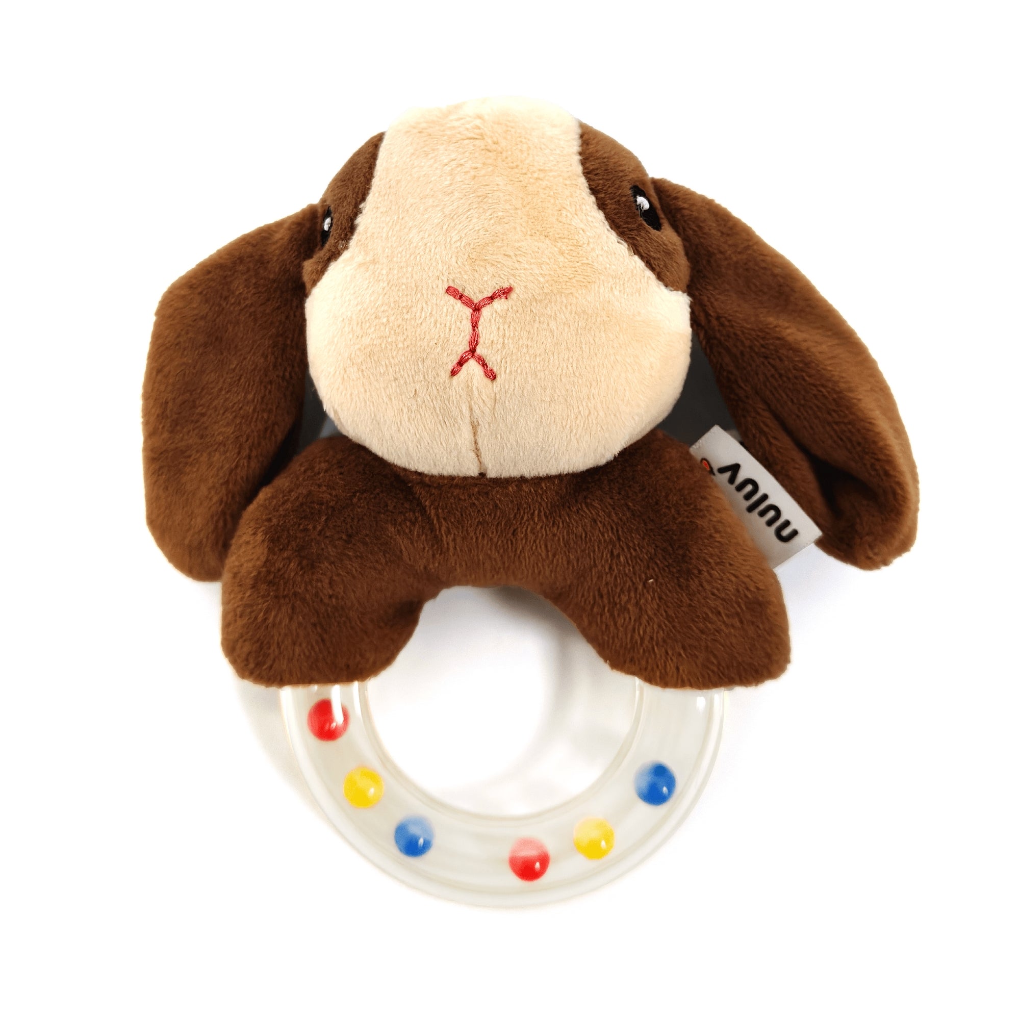 Nuluv Soft Toys Puppy Ring Rattle