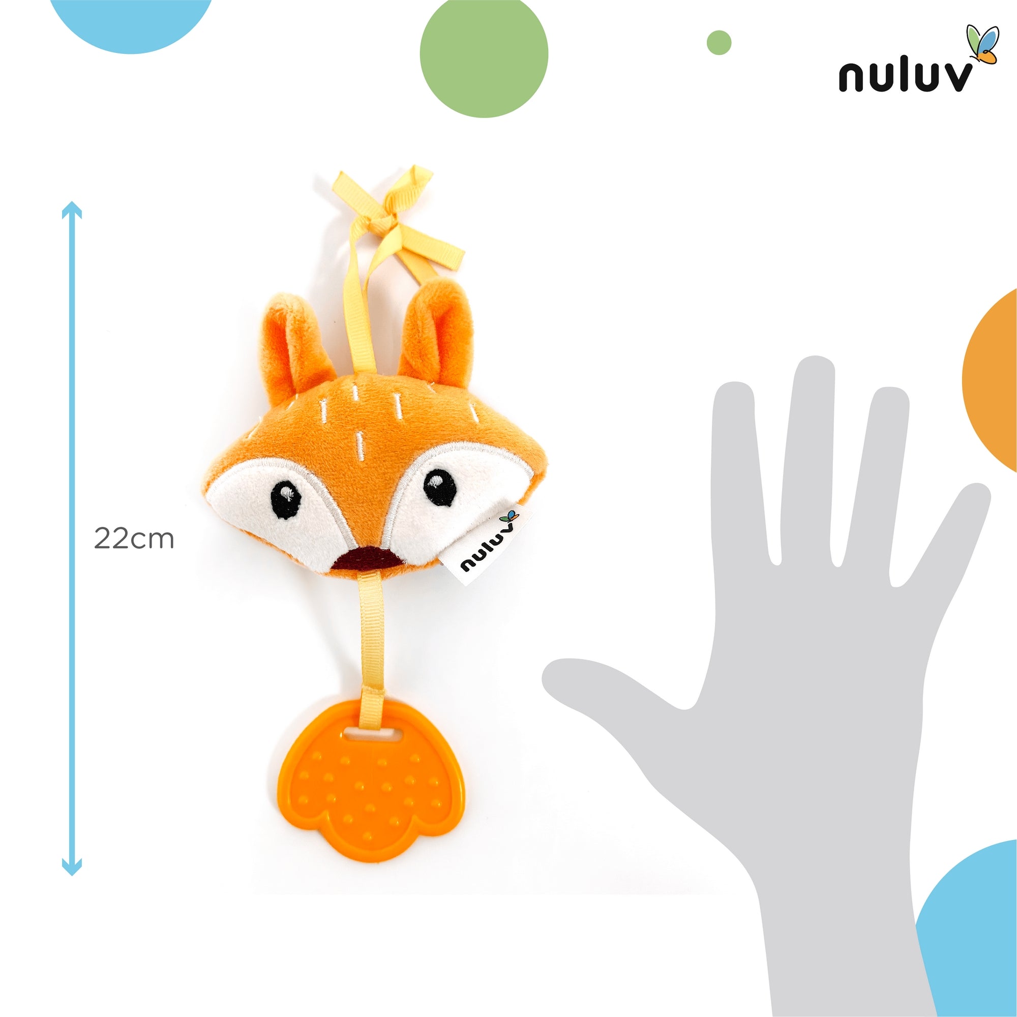 Nuluv Soft Toys Fox Teether